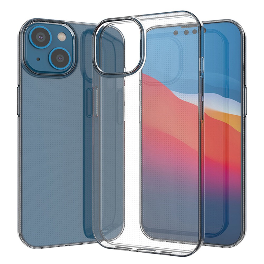 For iPhone 14 6.1 inch TPU Mobile Phone Case 1.0mm Ultra-thin Anti-scratch Phone Protection Cover-4
