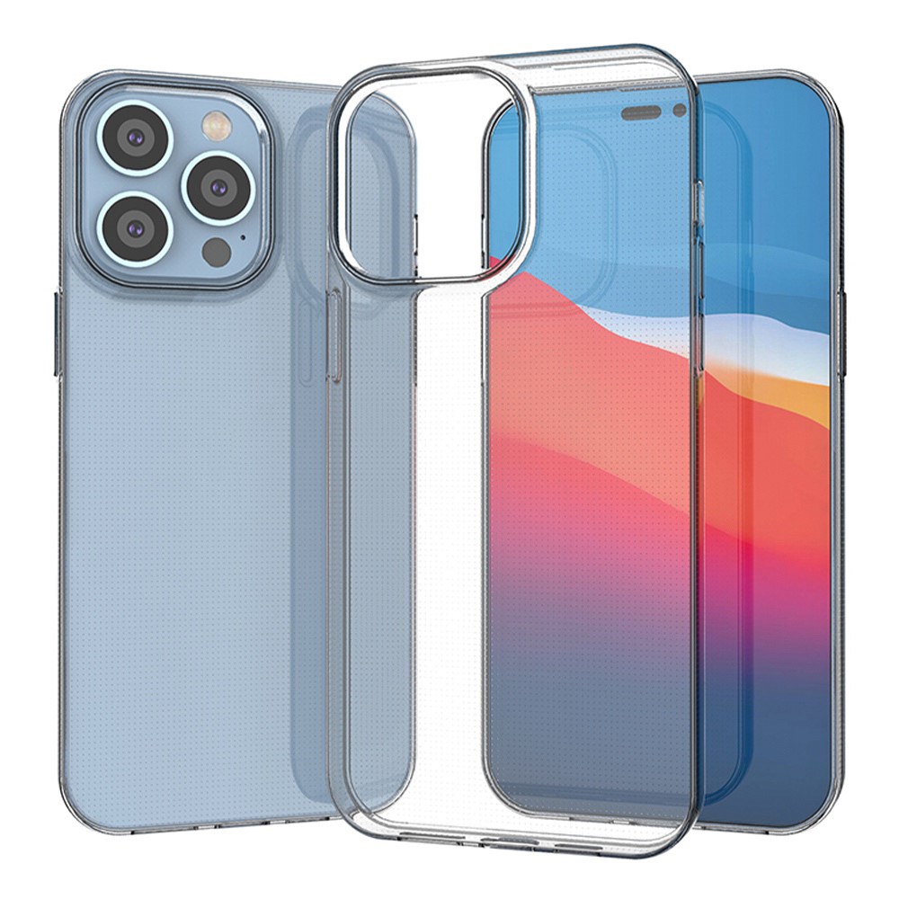 Transparent TPU Case for iPhone 14 Pro Max 6.7 inch, 1.0mm Ultra-thin Drop-proof Phone Protective Cover-4