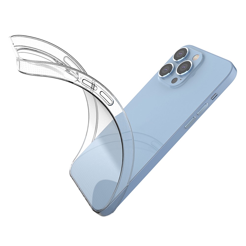 Transparent TPU Case for iPhone 14 Pro Max 6.7 inch, 1.0mm Ultra-thin Drop-proof Phone Protective Cover-5
