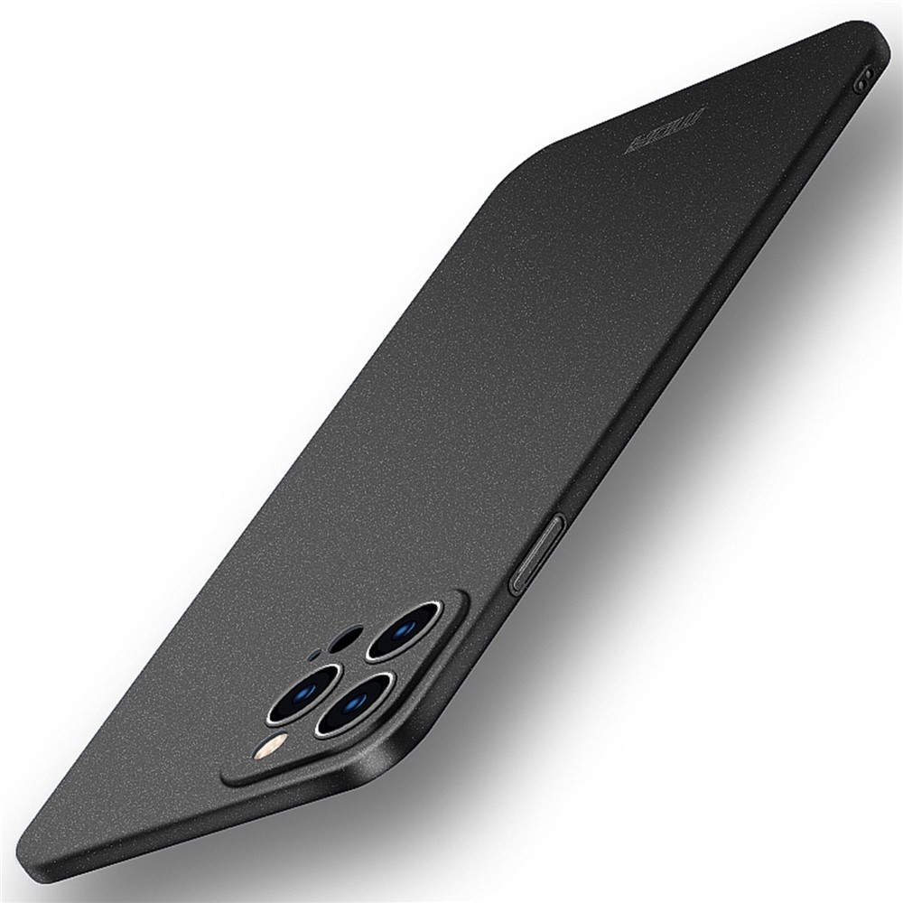 MOFI Shield Matte Series for iPhone 14 Pro 6.1 inch Anti-drop Hard PC Cover Slim Phone Case Protector - Black-1