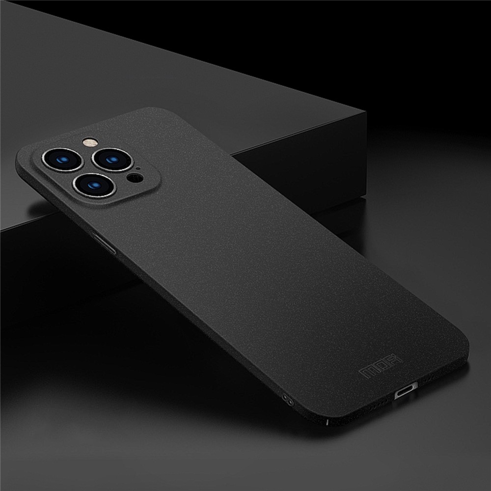 MOFI Shield Matte Series for iPhone 14 Pro 6.1 inch Anti-drop Hard PC Cover Slim Phone Case Protector - Black-2