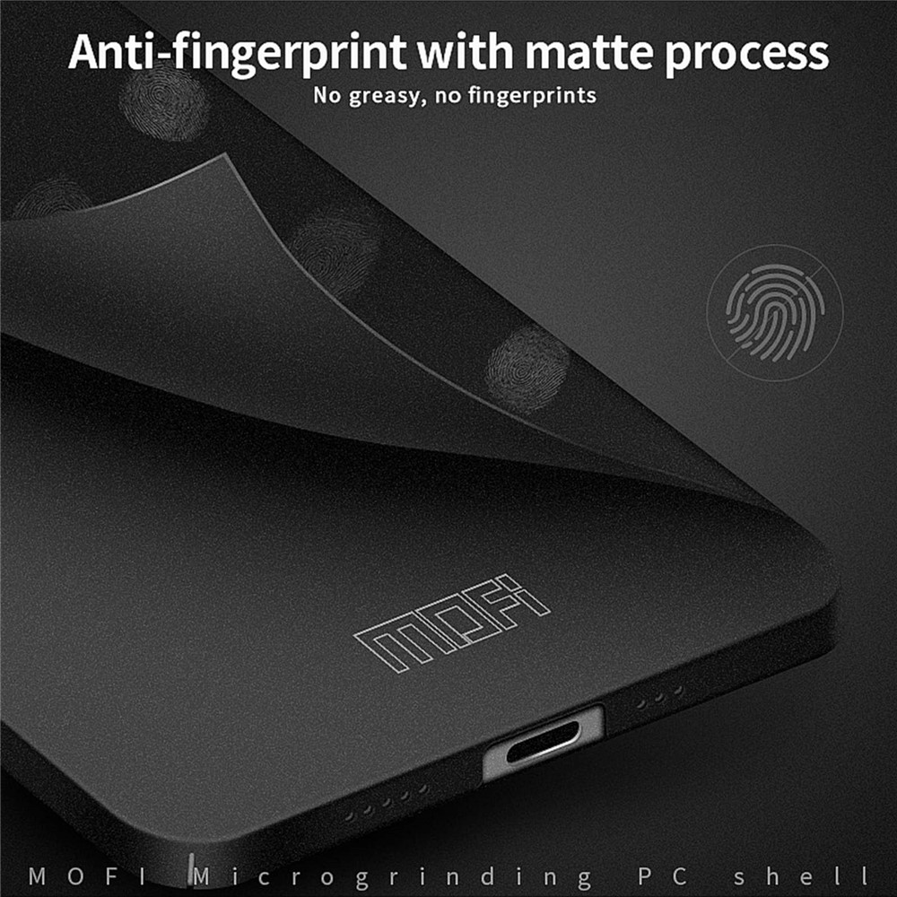 MOFI Shield Matte Series for iPhone 14 Pro 6.1 inch Anti-drop Hard PC Cover Slim Phone Case Protector - Black-6