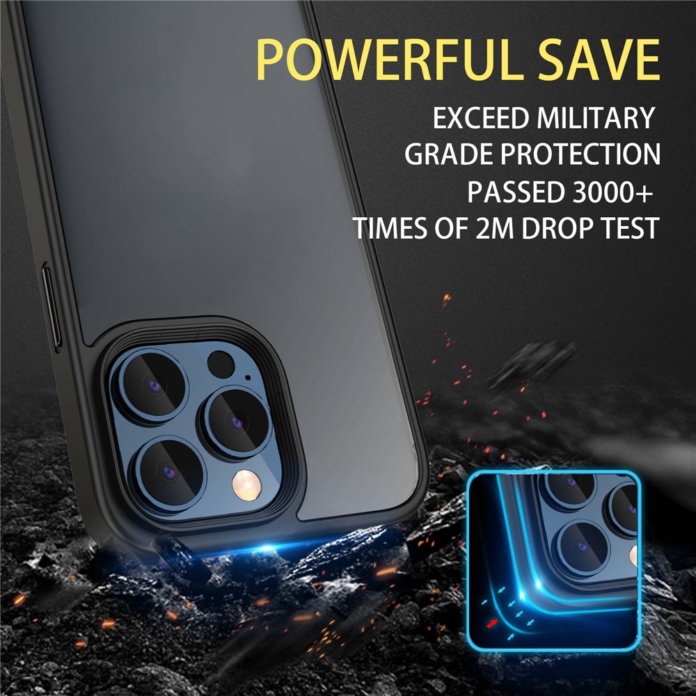 MOCOLO K33 Western Dragon for iPhone 14 Pro 6.1 inch Fall Proof Matte Surface Anti-slip Cell Phone Protective Cover Aluminum Alloy Button Case - Black-5