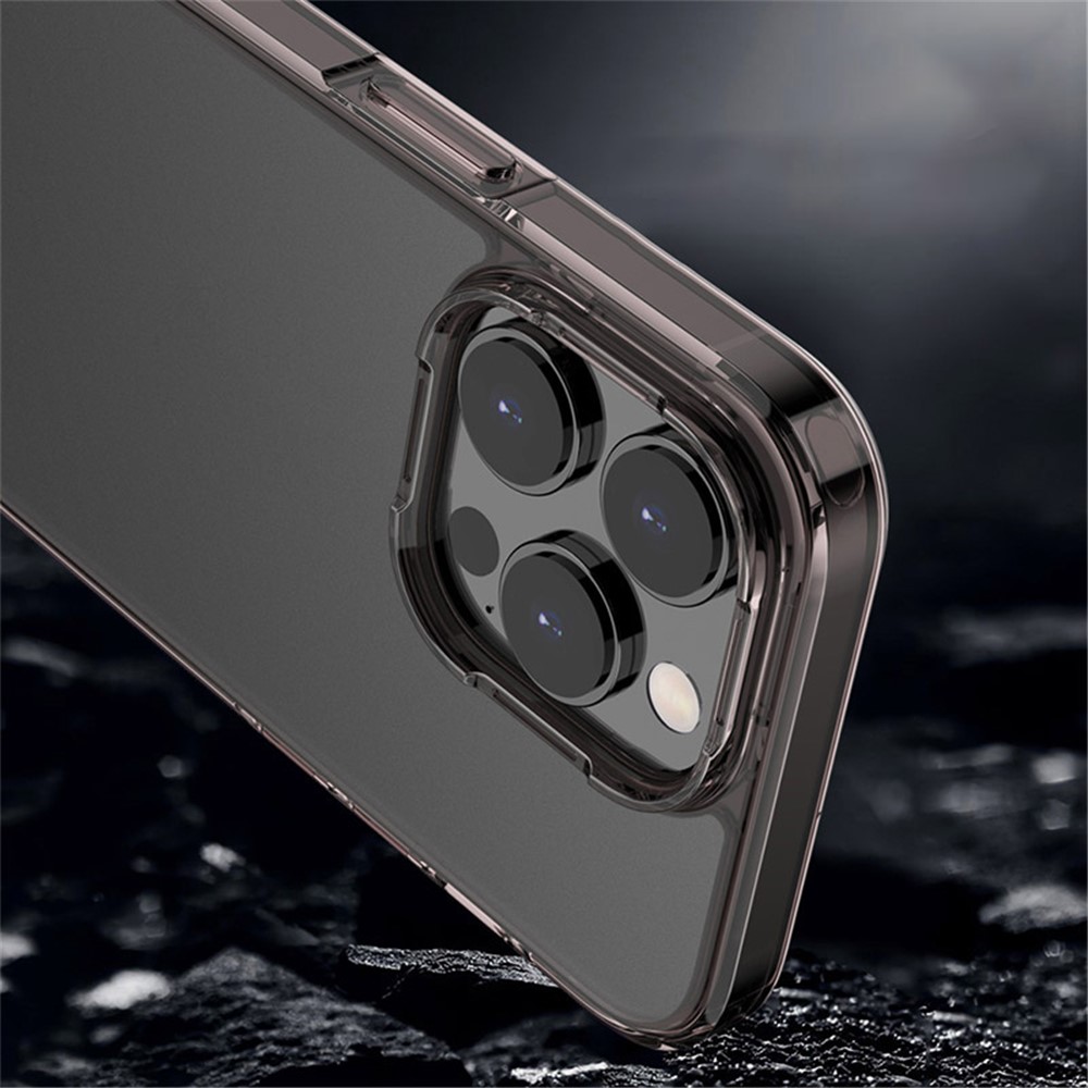 MOCOLO K29 for iPhone 14 Pro Max 6.7 inch Protective Case PC+TPU Matte Anti-fingerprint Cell Phone Cover - Transparent-3
