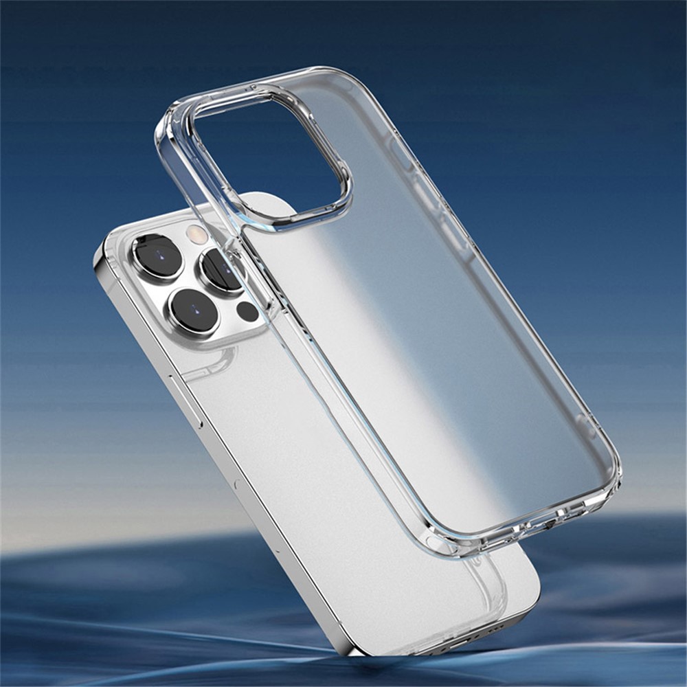 MOCOLO K29 for iPhone 14 Pro Max 6.7 inch Protective Case PC+TPU Matte Anti-fingerprint Cell Phone Cover - Transparent-4