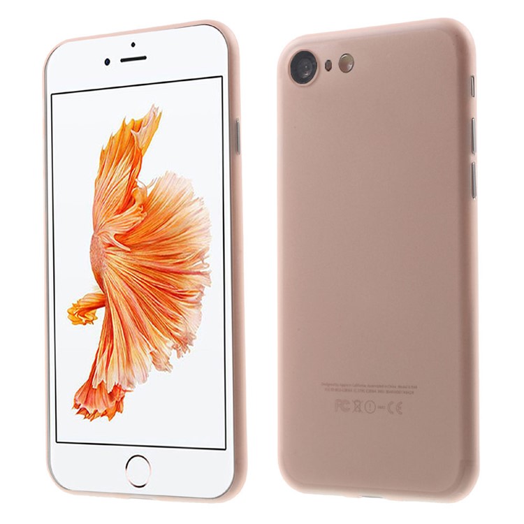 Für Iphone 7 4.7 Zoll / 8 4.7 Zoll Ultradünne Harte Schutzabdeckung - Rosa-1