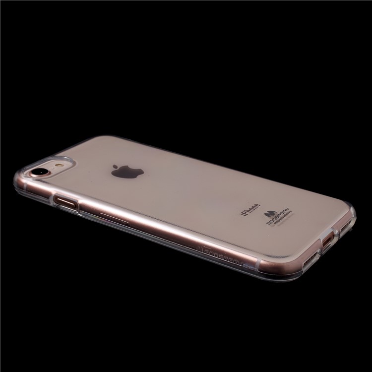 MERCURY GOOSPERY Flash Powder TPU Back Shell for iPhone 8/7 4.7 inch - Transparent-4