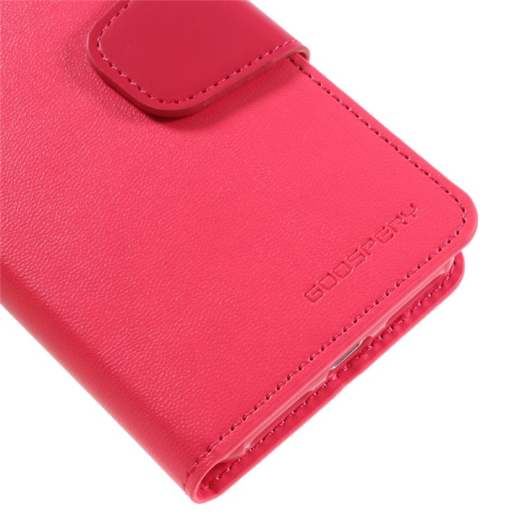 MERCURY GOOSPERY Sonata Diary PU Leather Wallet Case for iPhone 7 - Rose-8