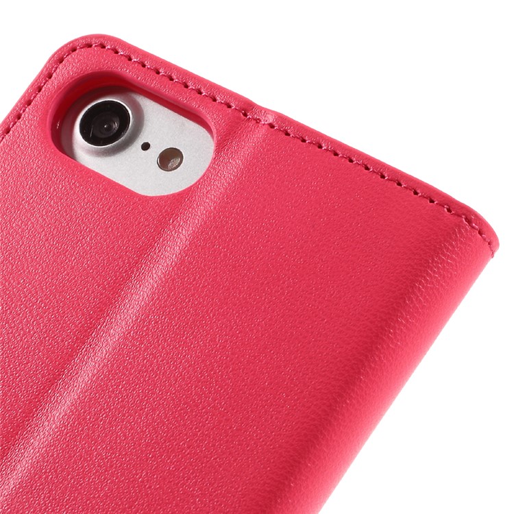 MERCURY GOOSPERY Sonata Diary PU Leather Wallet Case for iPhone 7 - Rose-9