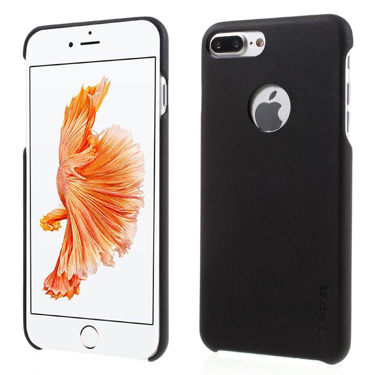 

G-Case Noble Series Leather Coated PC Case for iPhone 8 Plus / 7 Plus 5.5 Inch - Black