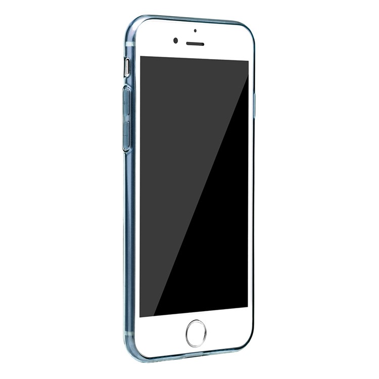 BASEUS Série simples Clear Thin TPU Back Case para iPhone 8 / 7 4.7 Polegada - azul-4