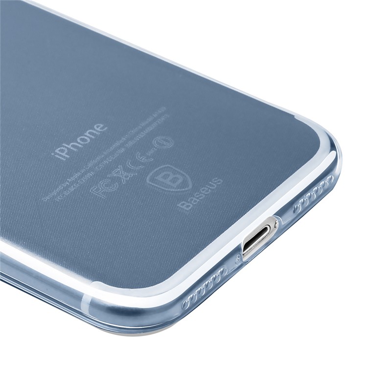BASEUS Série simples Clear Thin TPU Back Case para iPhone 8 / 7 4.7 Polegada - azul-9