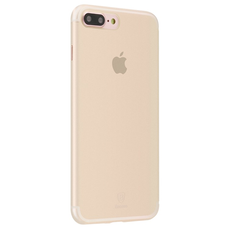 BASEUS Matte 0.5mm Slim PP Back Cover for iPhone 7 Plus - Transparent Gold-2