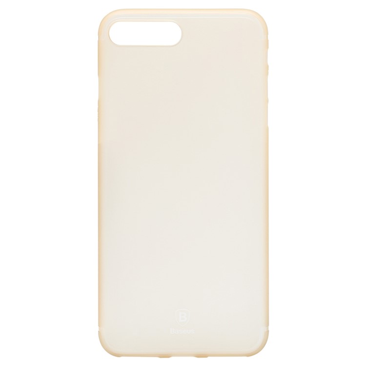 BASEUS Matte 0.5mm Slim PP Back Cover for iPhone 7 Plus - Transparent Gold-3