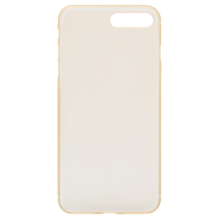 BASEUS Matte 0.5mm Slim PP Back Cover for iPhone 7 Plus - Transparent Gold-4