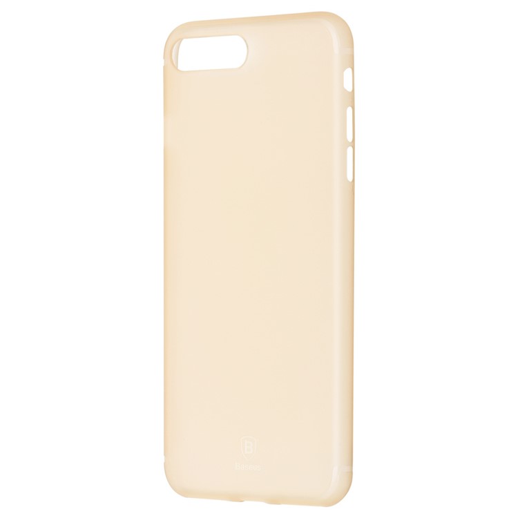 BASEUS Matte 0.5mm Slim PP Back Cover for iPhone 7 Plus - Transparent Gold-5