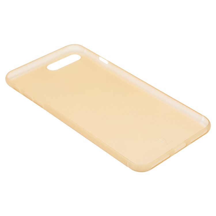 BASEUS Matte 0.5mm Slim PP Back Cover for iPhone 7 Plus - Transparent Gold-7