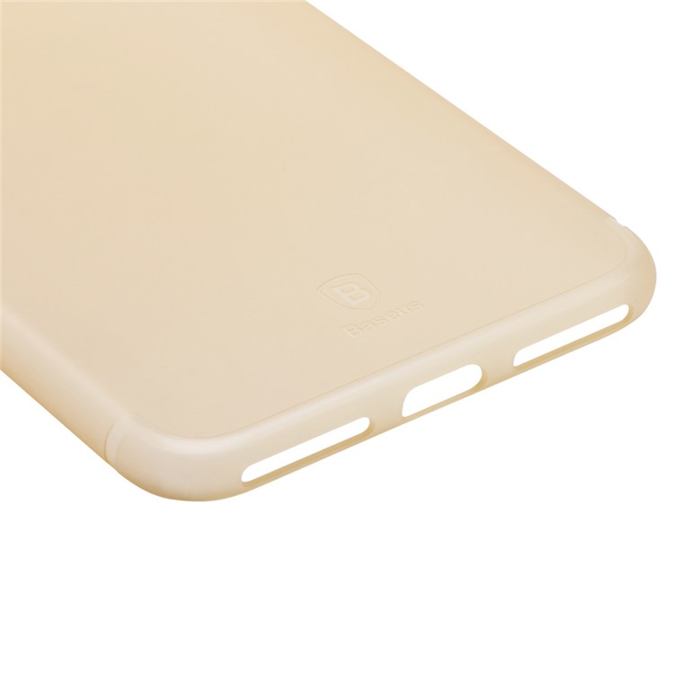 BASEUS Matte 0.5mm Slim PP Back Cover for iPhone 7 Plus - Transparent Gold-8