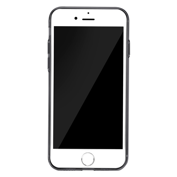 BASEUS Bolsa de TPU Clear Series Simples para iPhone 8 Plus / 7 Plus 5.5 Inch - negro-2