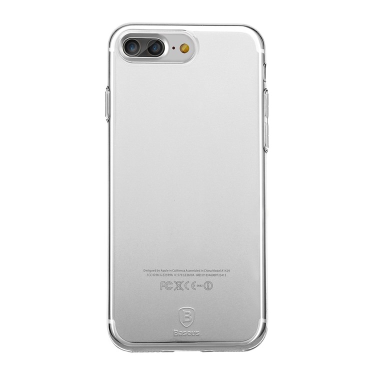 BASEUS Simple Series Glossy Thin TPU Case for iPhone 8 Plus / 7 Plus - Transparent -3