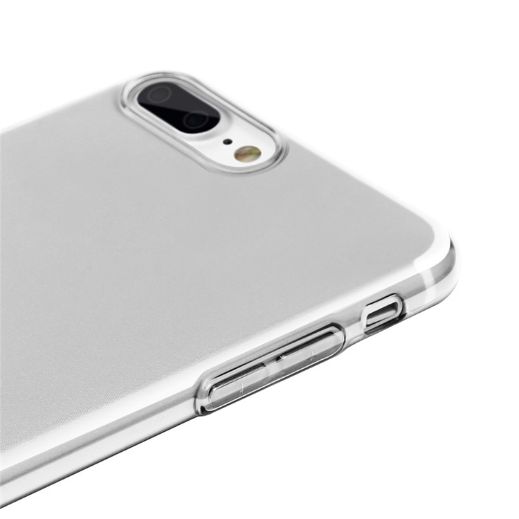 BASEUS Simple Series Glossy Thin TPU Case for iPhone 8 Plus / 7 Plus - Transparent -8