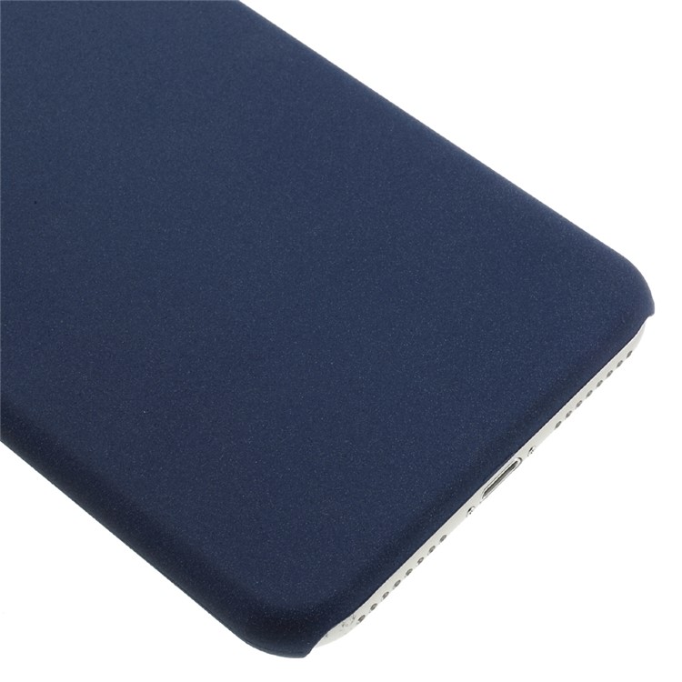 For iPhone 7 Plus 5.5 Matte Quicksand Plastic Phone Case - Dark Blue-4