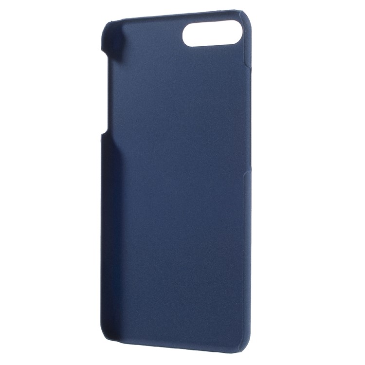 For iPhone 7 Plus 5.5 Matte Quicksand Plastic Phone Case - Dark Blue-5