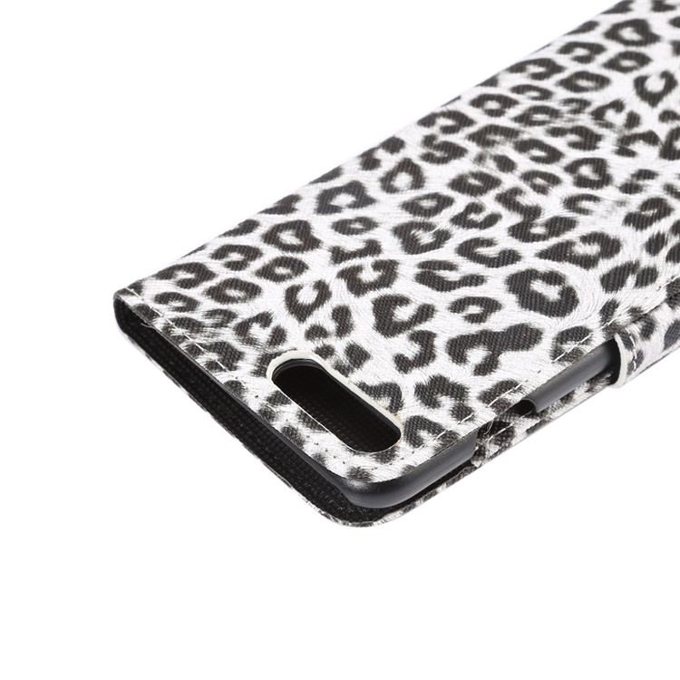 Patrón de Leopardo Manado de Billetera de Cuero Magnético Para Iphone 7 Plus - Blanco-7