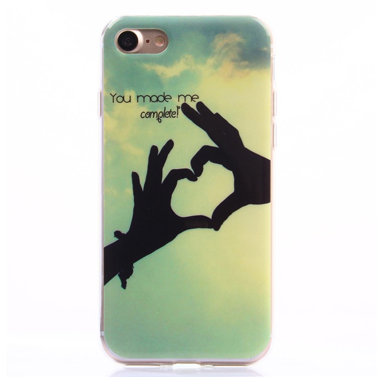 

Soft IMD TPU Case for iPhone 8/7 4.7 - You Made Me Complete, iPhone 8