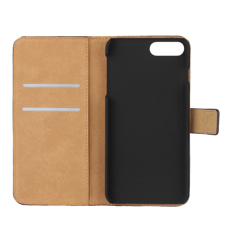 Wallet Split Leather Stand Case for iPhone 7 Plus - White-4