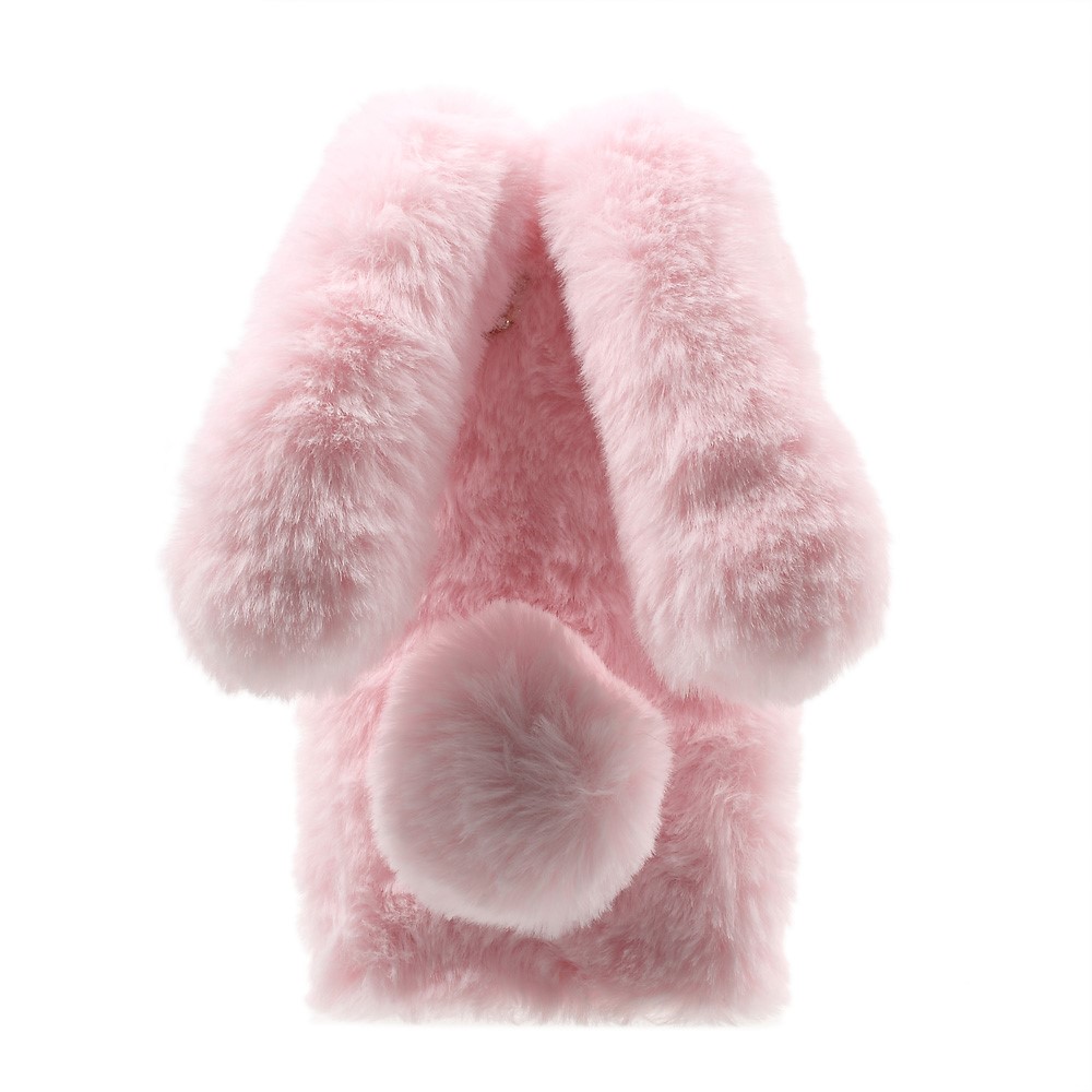 Bunny Shape Warm Fur TPU Phone Cover for iPhone 7 4.7 inch - Pink-4