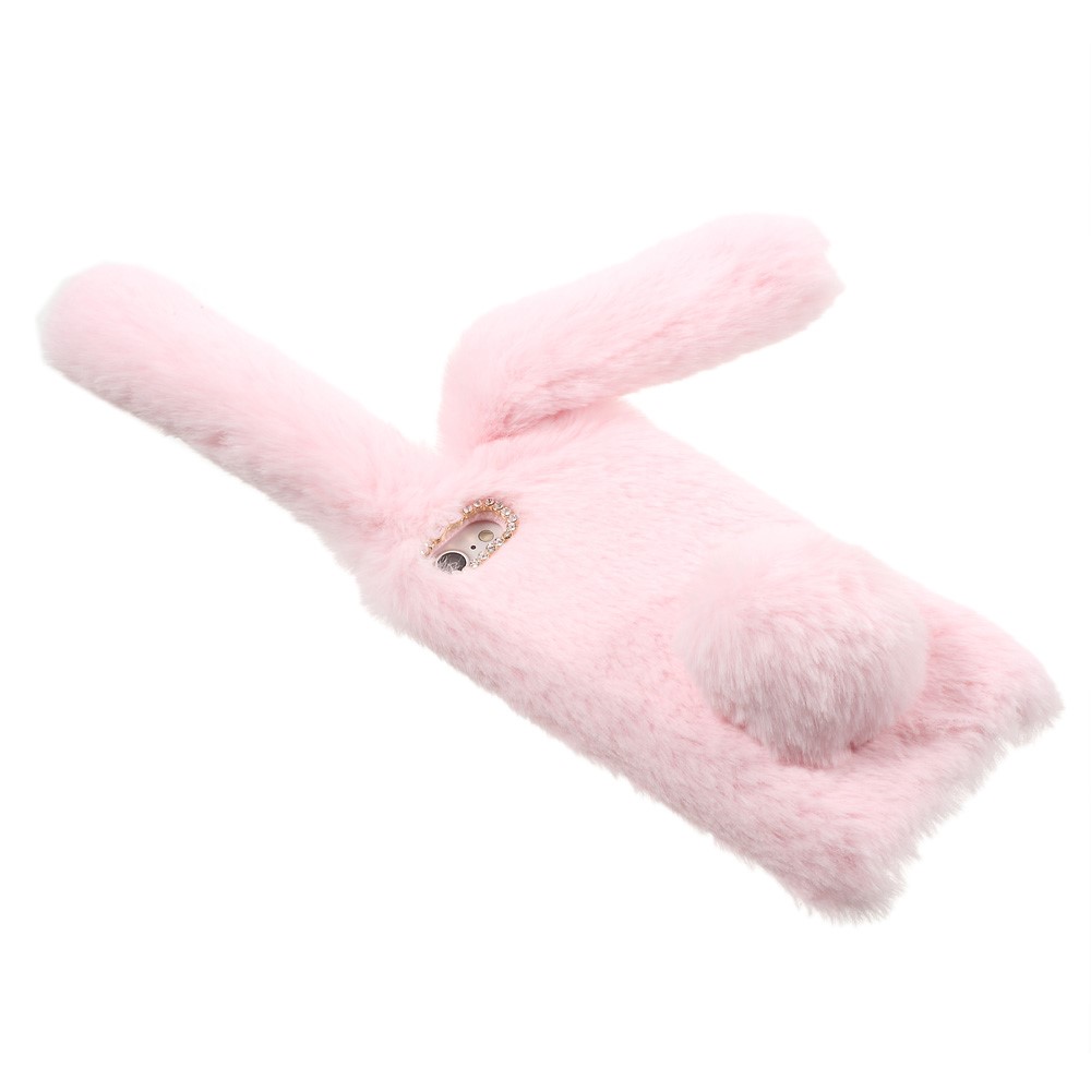 Bunny Shape Warm Fur TPU Phone Cover for iPhone 7 4.7 inch - Pink-5