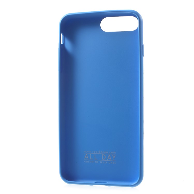 ROAR KOREA para iPhone 8 Plus / 7 Plus All Day Jelly Matte Capa TPU Case - Bebê azul-7