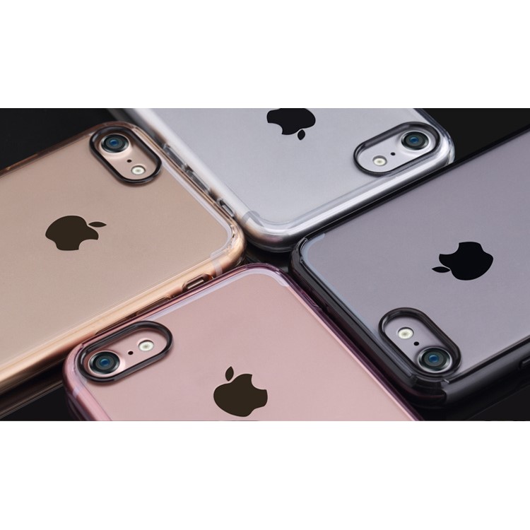 ROCK Pure Series PC + TPU Phone Case for iPhone 8/7 4.7 inch - Pink-6