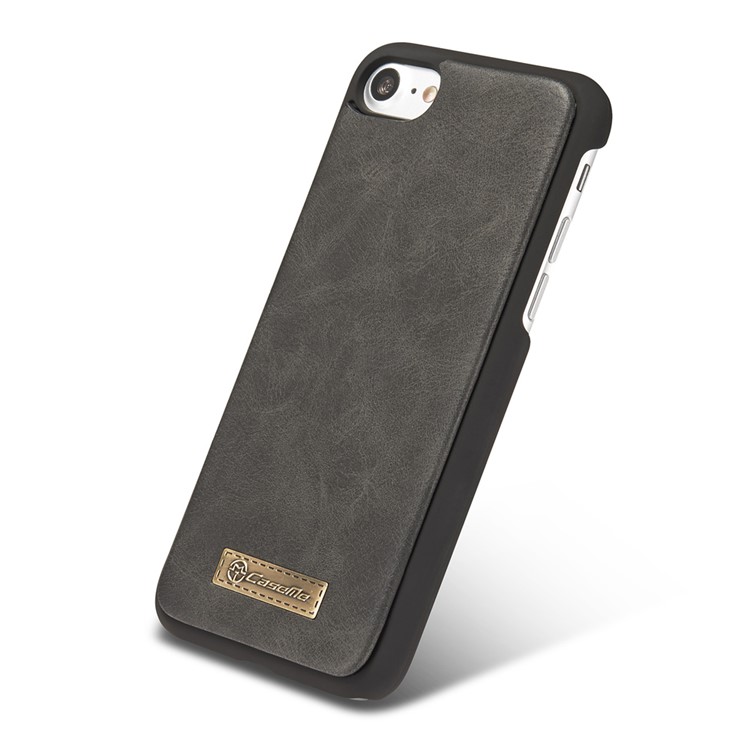 Caseme 007 Series Per IPhone SE (2a Generazione) / 8/7 STACCHIABILE 2-IN-1 14 Slots Portafoglio Genuine Custodia In Pelle Split - Nero-9