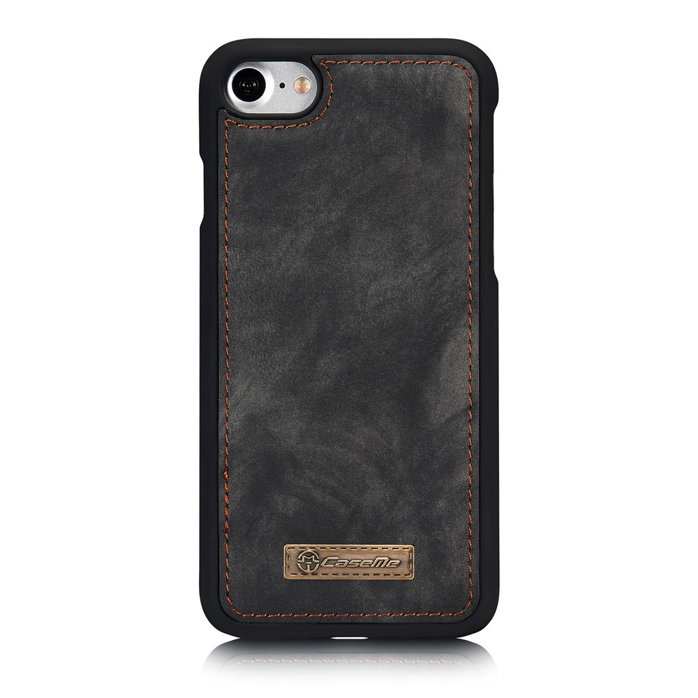 Caseme 008 Caseme 008 Serie 2 in 1 Custodia in Pelle PU Vintage di Grande Capacità di Grande Capacità Per Iphone 7 / 8 / SE (2020) / SE (2022) - Grigio