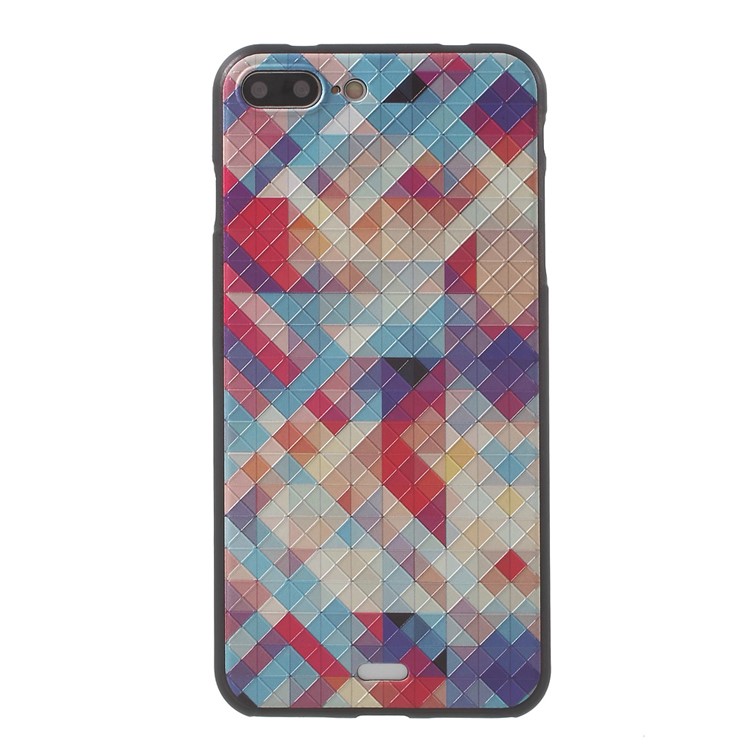 

Embossed TPU Back Case for iPhone 8 Plus / 7 Plus - Geometric Pattern