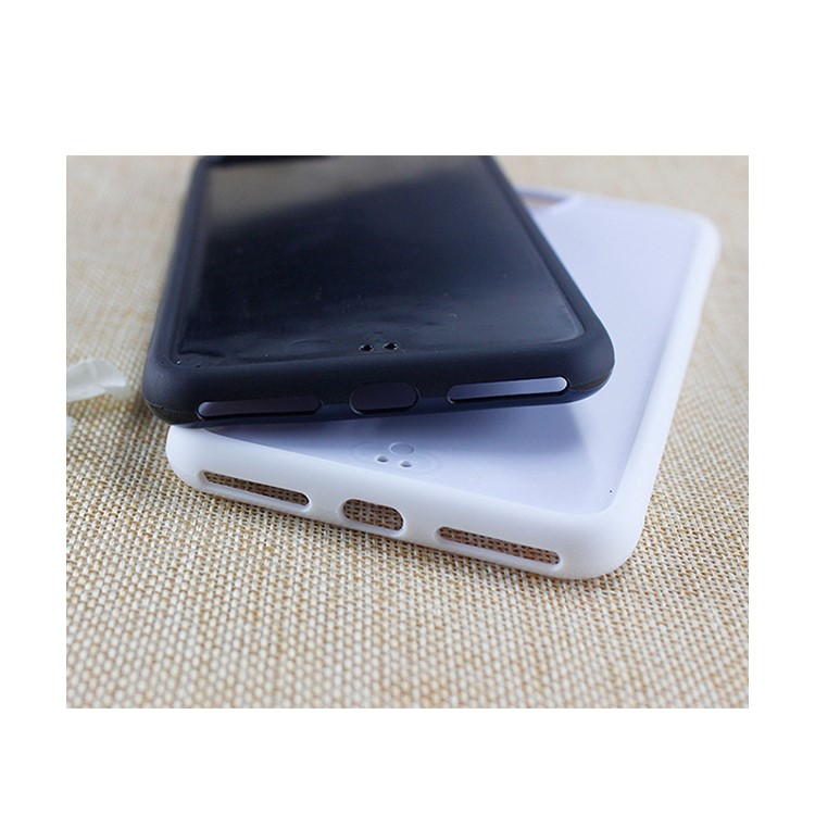 Aluminum Sheet + Blank PC and TPU Hybrid Case for Heat Transfer Printing Machine - Black-2