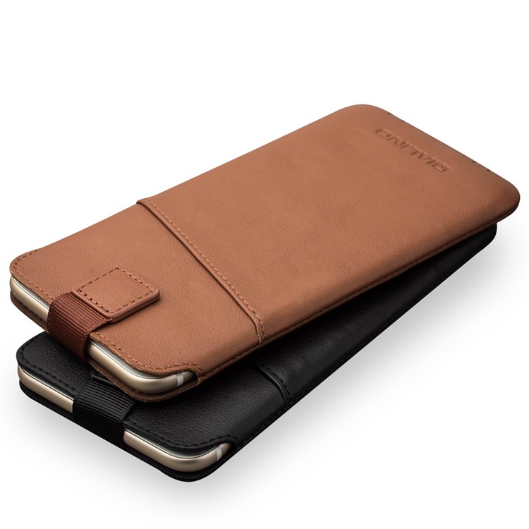 Qialino Genuine Leather Sleeve Pouch For Iphone 7 Size 140 X 70mm Qialino Genuine Leather Sleeve Pouch For Iphone 8 7 4 Inch Size 140