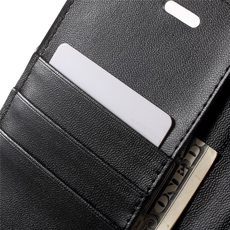 MERCURY GOOSPERY Bolsa de couro Bravo Diary Wallet para iPhone 8 Plus / 7 Plus - negro-7