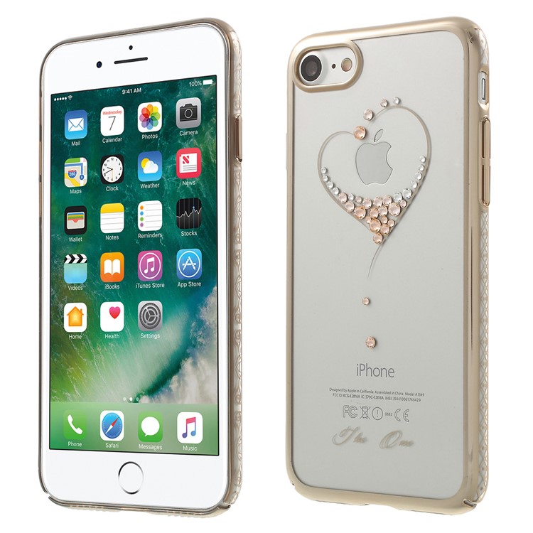 

KINGXBAR Сваровски Звезда серии Алмаз шт Крышка для iPhone 8/7 4.7 - золото лезвие / Желание звезд