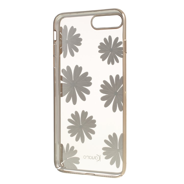 KAVARO Diamond Flower Plating PC Shell Case for iPhone 7 Plus 5.5 - Pink Daisy-5