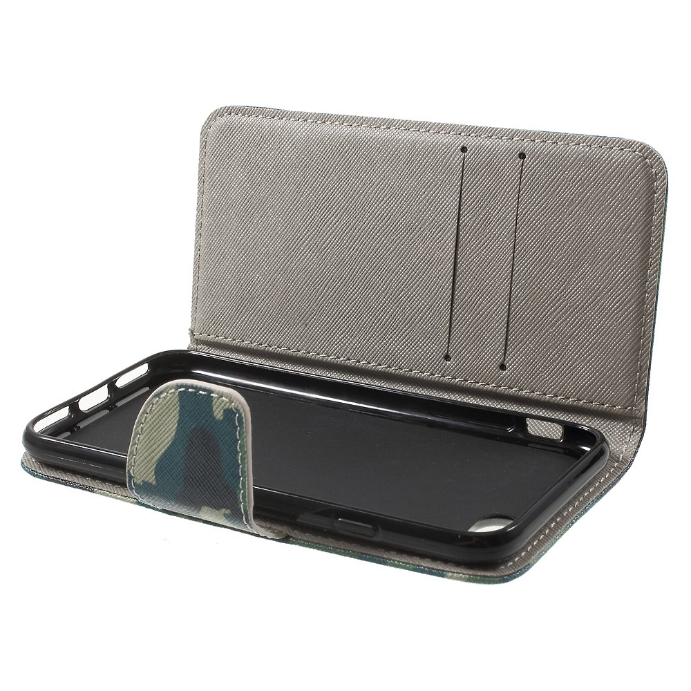 Padrão de impressão de couro Wallet Capa magnética para iPhone 8 / 7 4.7 inch - camuflagem padrão-6