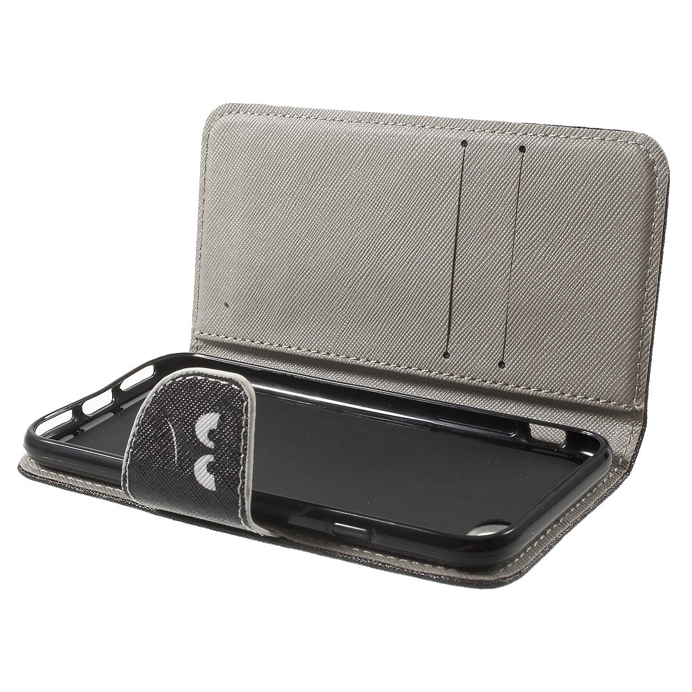 Impression de motifs en cuir Portefeuille Folio Housse pour iPhone 8 / 7 4.7 inch - Ne touche pas mon téléphone-6