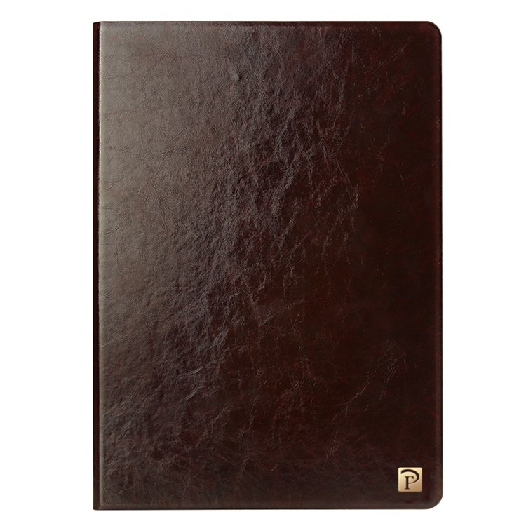 OATSBASF Flip Genuine Leather Protector Cover for iPad Pro 9.7 inch - Brown-1