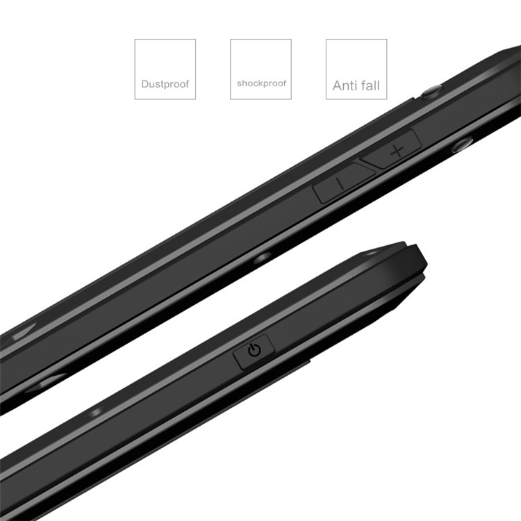 Love Mei Puissant Cas De Protection Anti-sale Anti-poussière Pour IPhone 8 Plus / 7 Plus - Noir-5