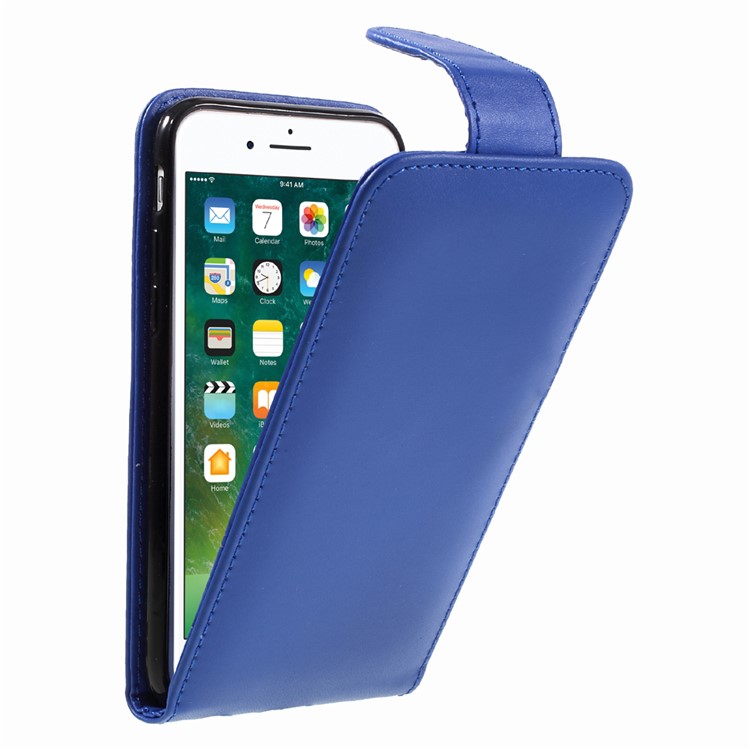 

Vertical Flip Leather Protector Case for iPhone 8 / 7 4.7 inch - Blue