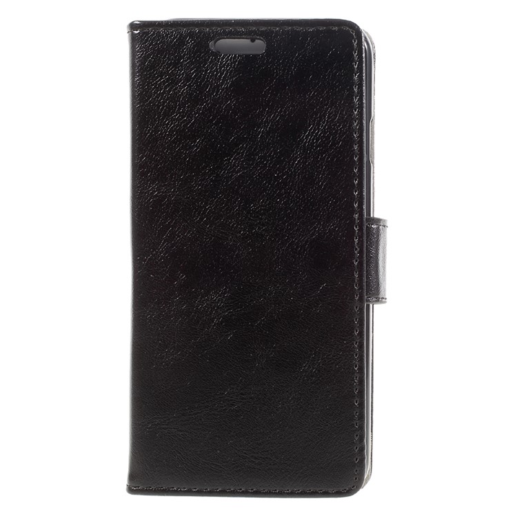 Crazy Horse Wallet Leather Stand Case for iPhone 7 4.7 inch - Black-1