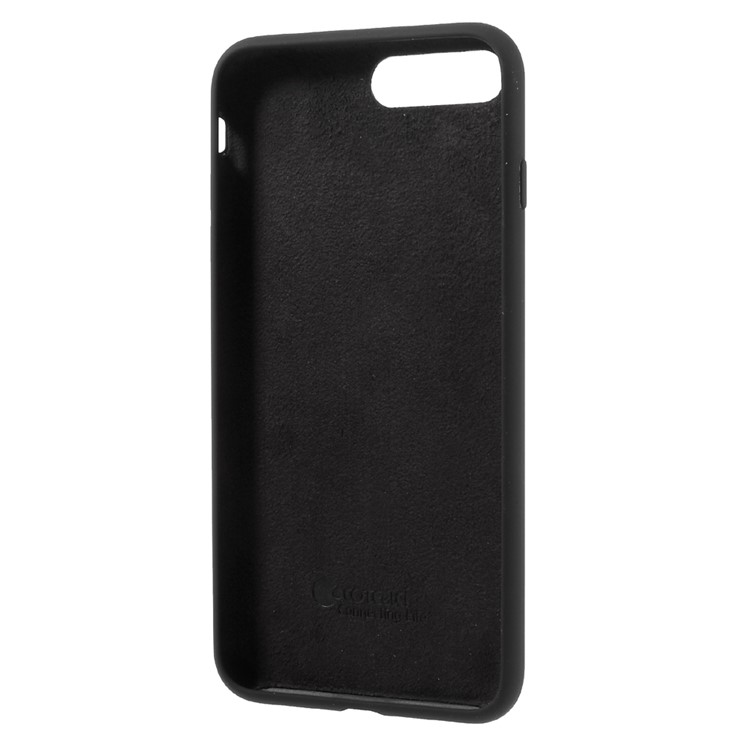 COTEETCI Element Series Rubberized Silicone PC Hybrid Case for iPhone 7 Plus - Black-1