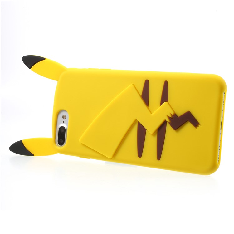 For iPhone 7 Plus 3D Pokemon Go Pikachu Soft Silicone Case-4
